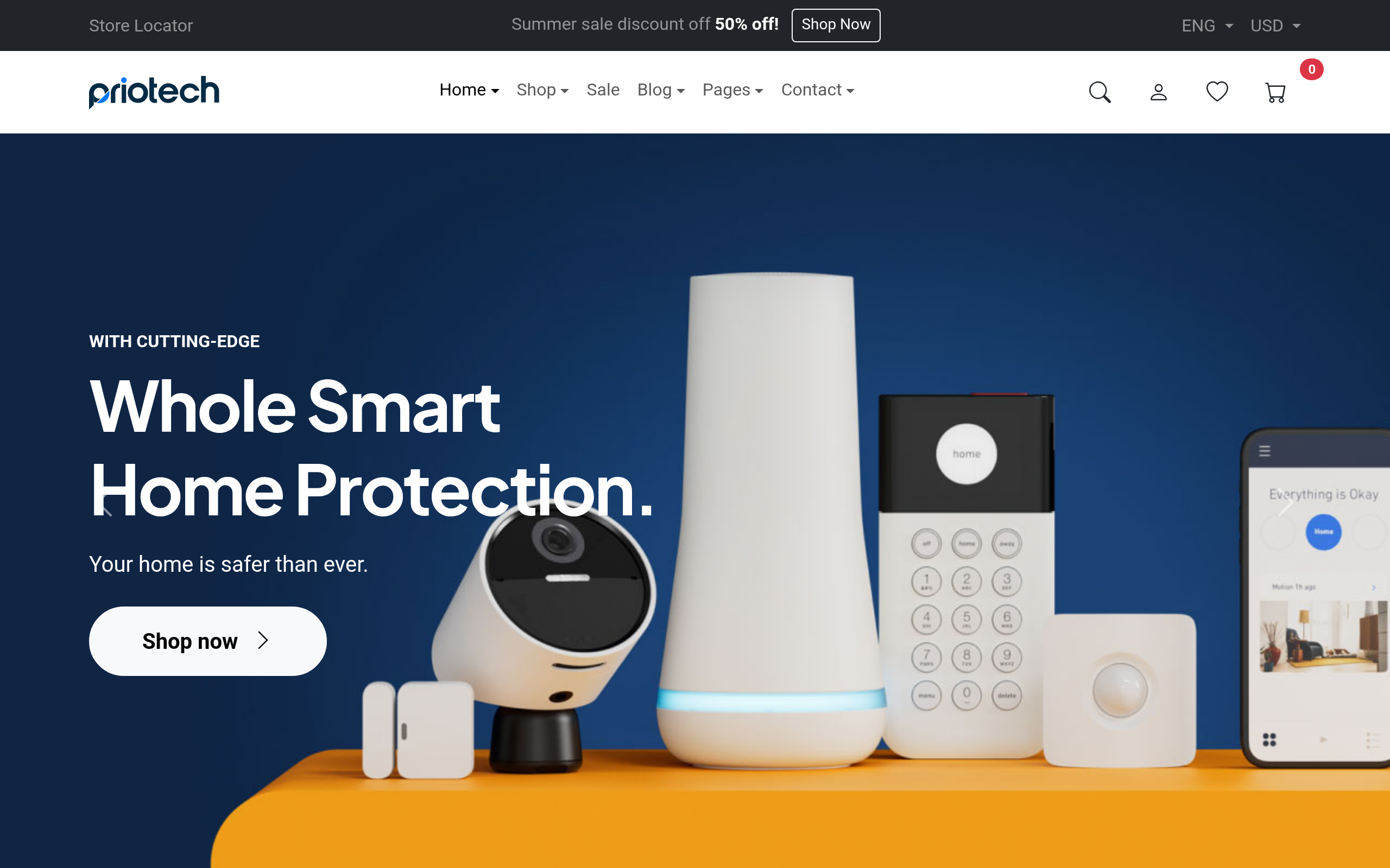 Theme preview for Mikal Technology